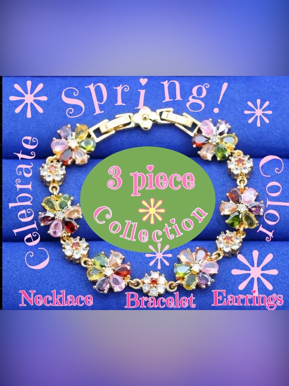 NWOT “The Snow Bird Collection Set!” Of 3
Neck, Bracelet & earrings